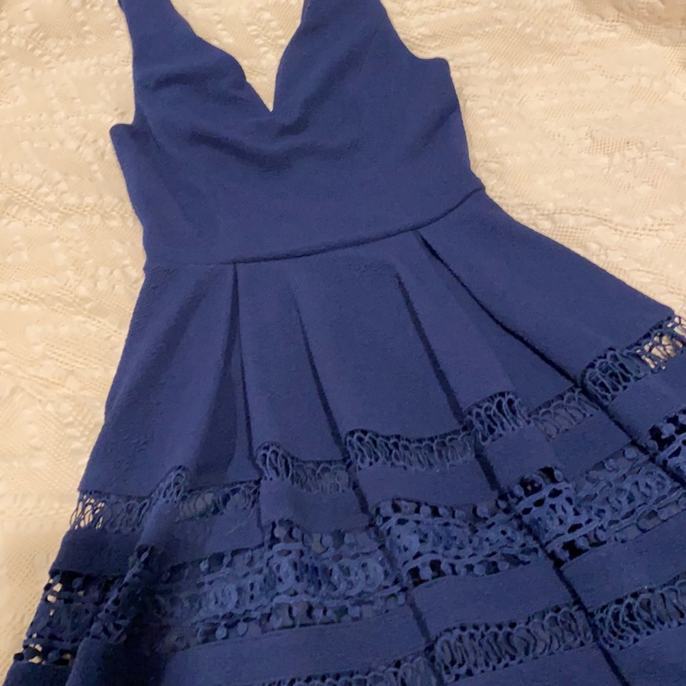 Navy blue dress